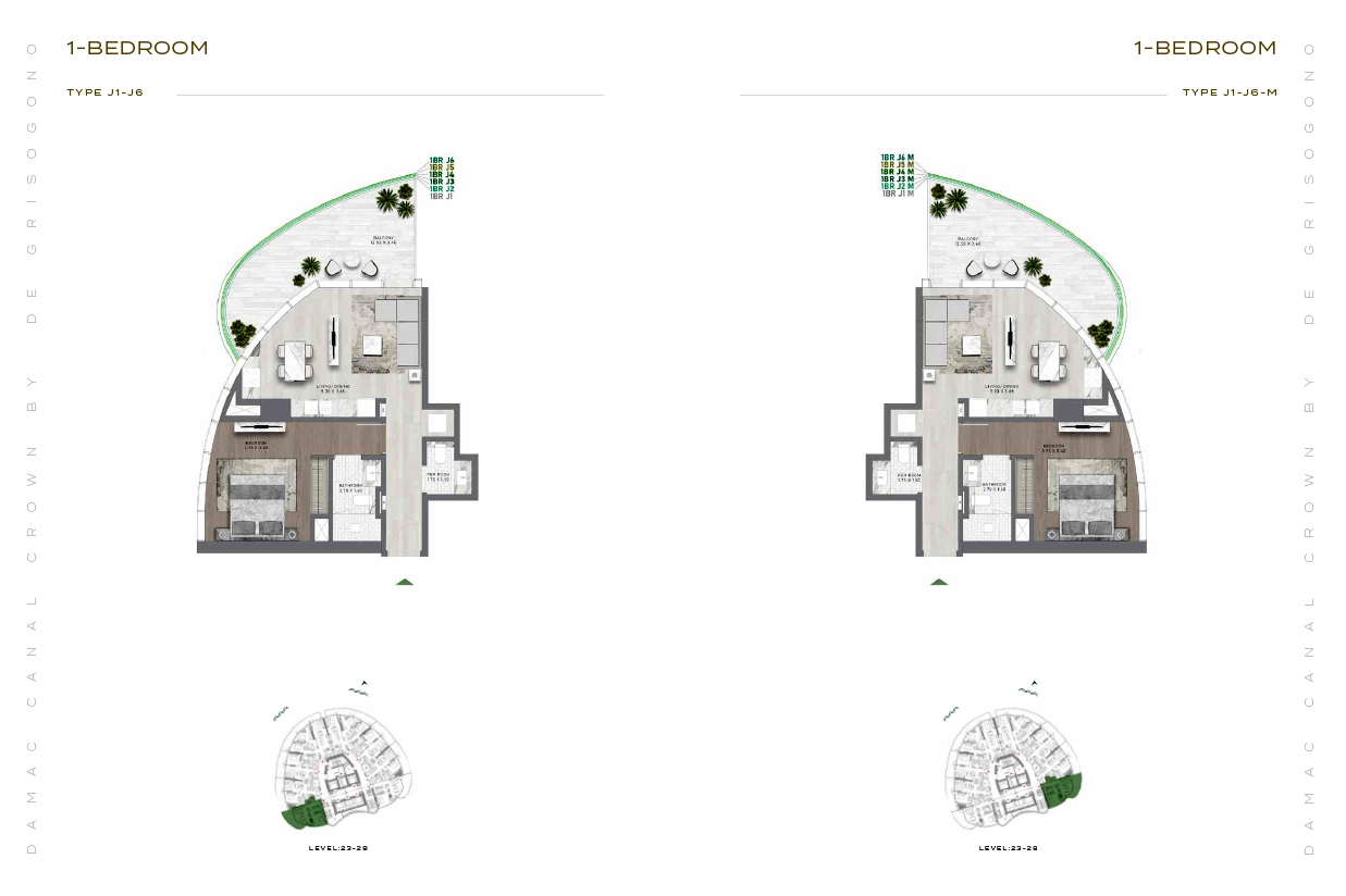 Canal Crown by damac Floor Plan 8