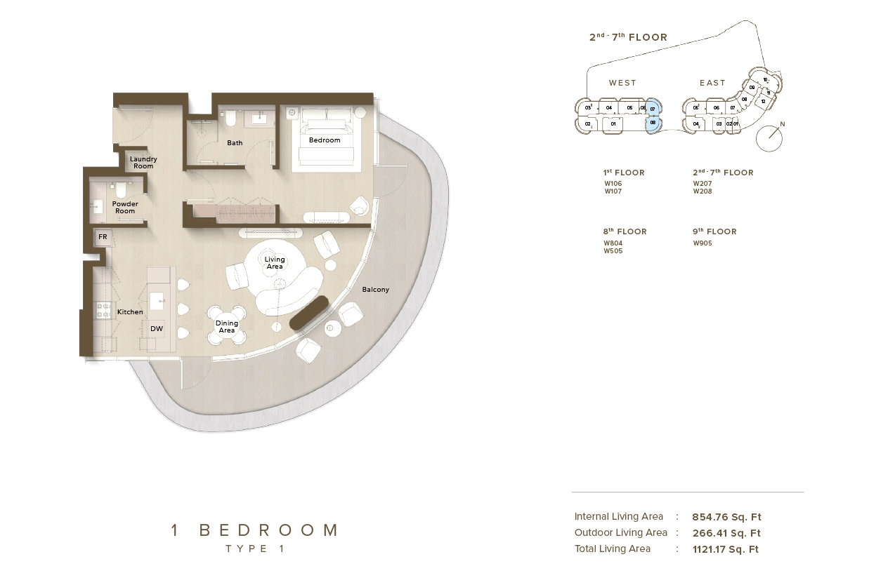 Ellington Views 2 Dubai Floor Plan 2
