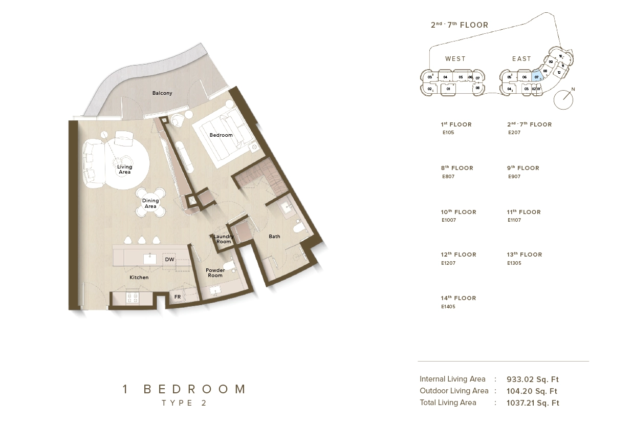 Ellington Views 2 Dubai Floor Plan 4