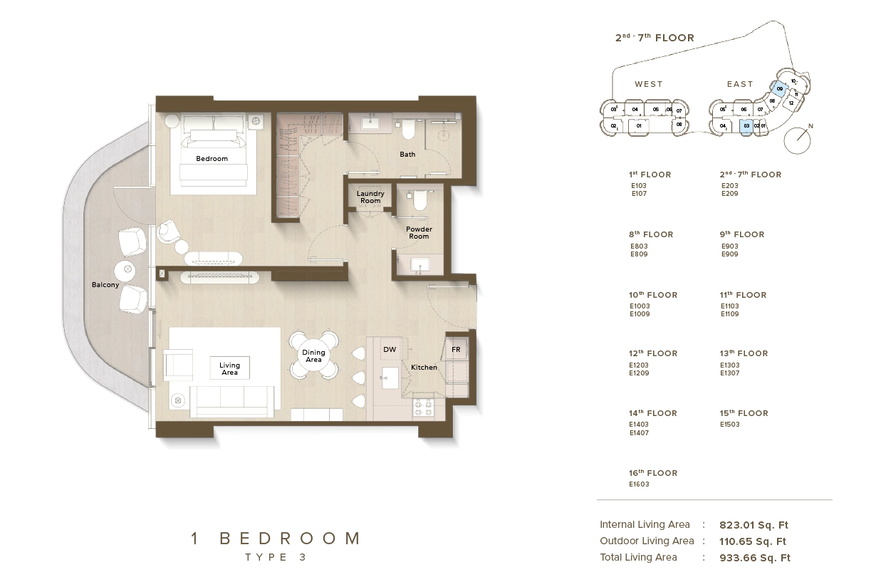 Ellington Views 2 Dubai Floor Plan 5