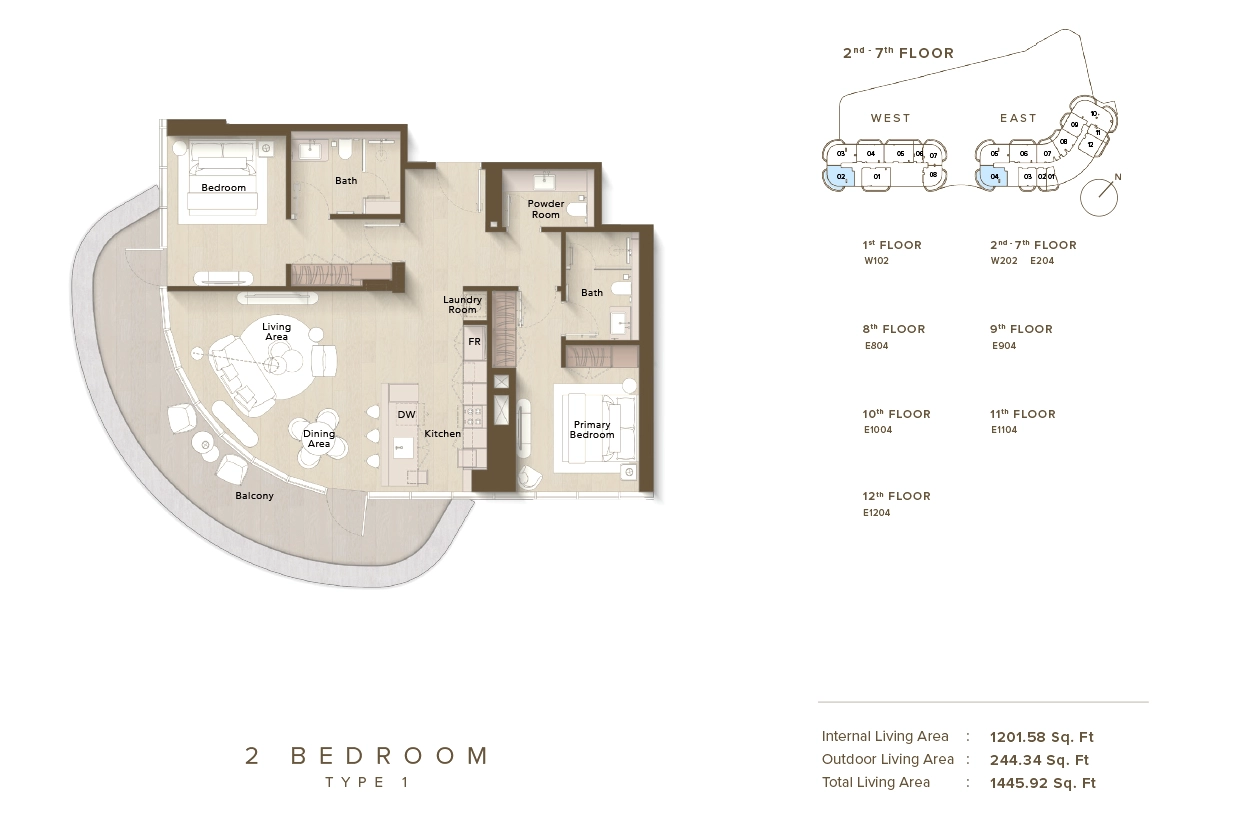 Ellington Views 2 Dubai Floor Plan 7