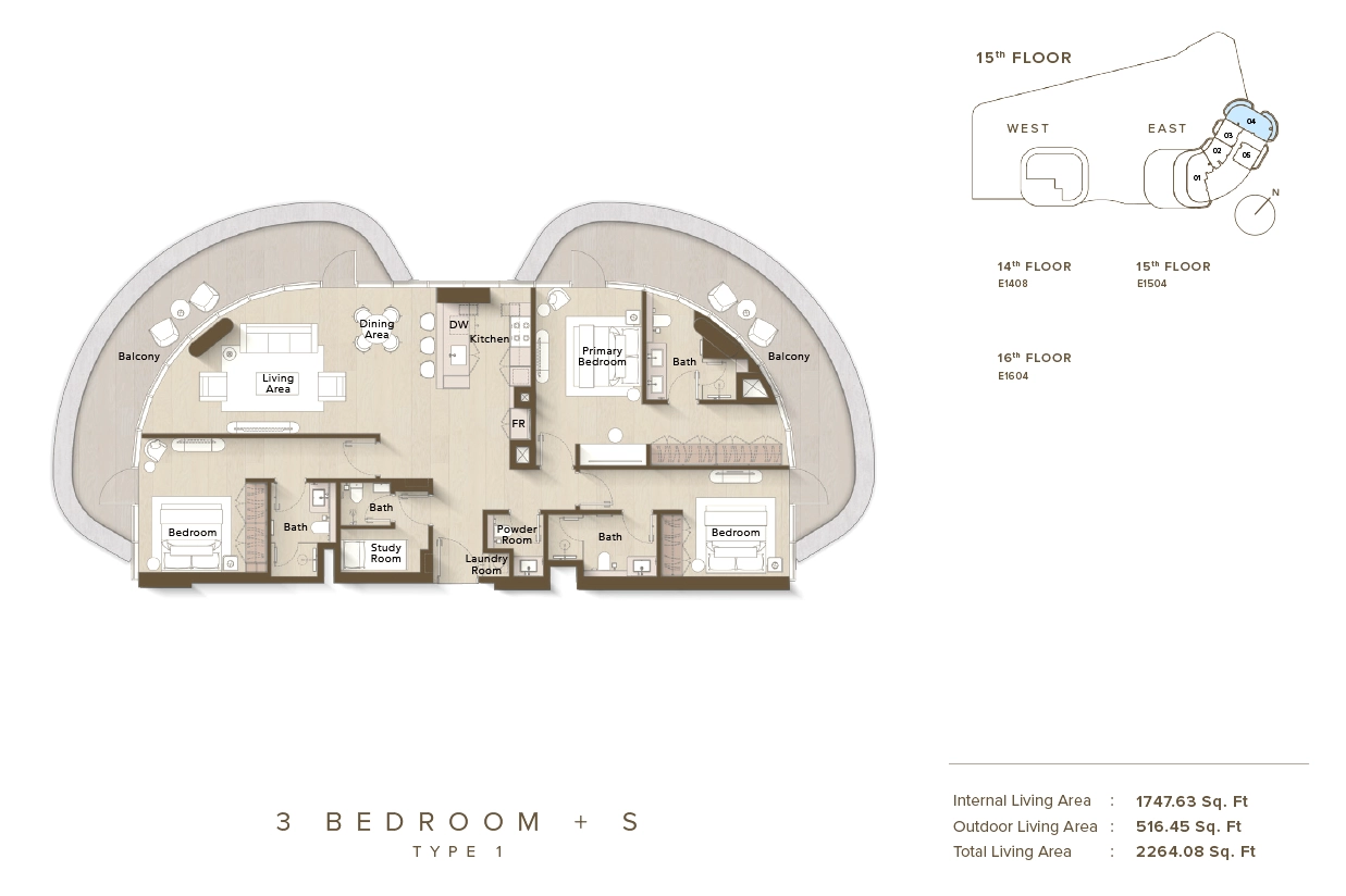 Ellington Views 2 Dubai Floor Plan 8