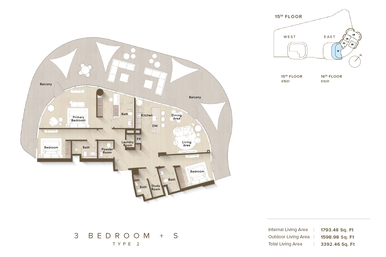 Ellington Views 2 Dubai Floor Plan 9