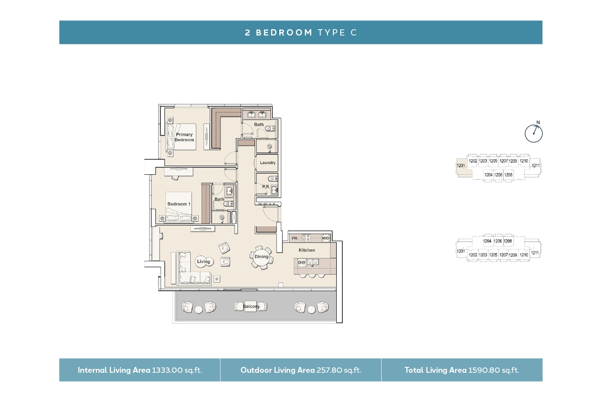 Kensington Waters (KW) Floor Plan 9