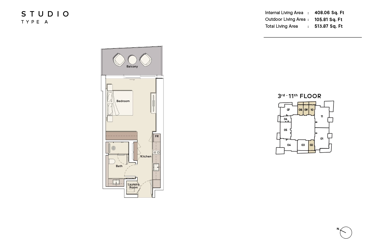 Mercer House Tower Floor Plan 5