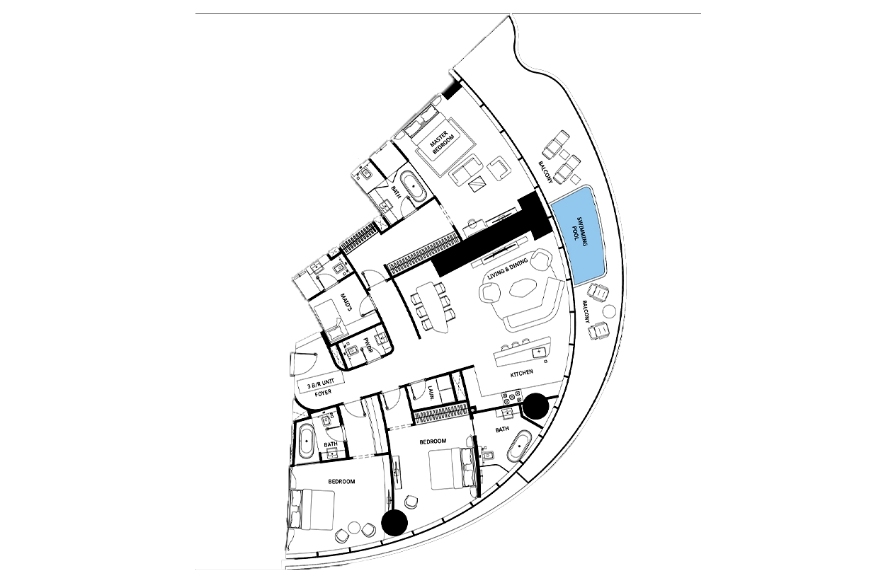 Binghatti Mercedes Benz floor plan3