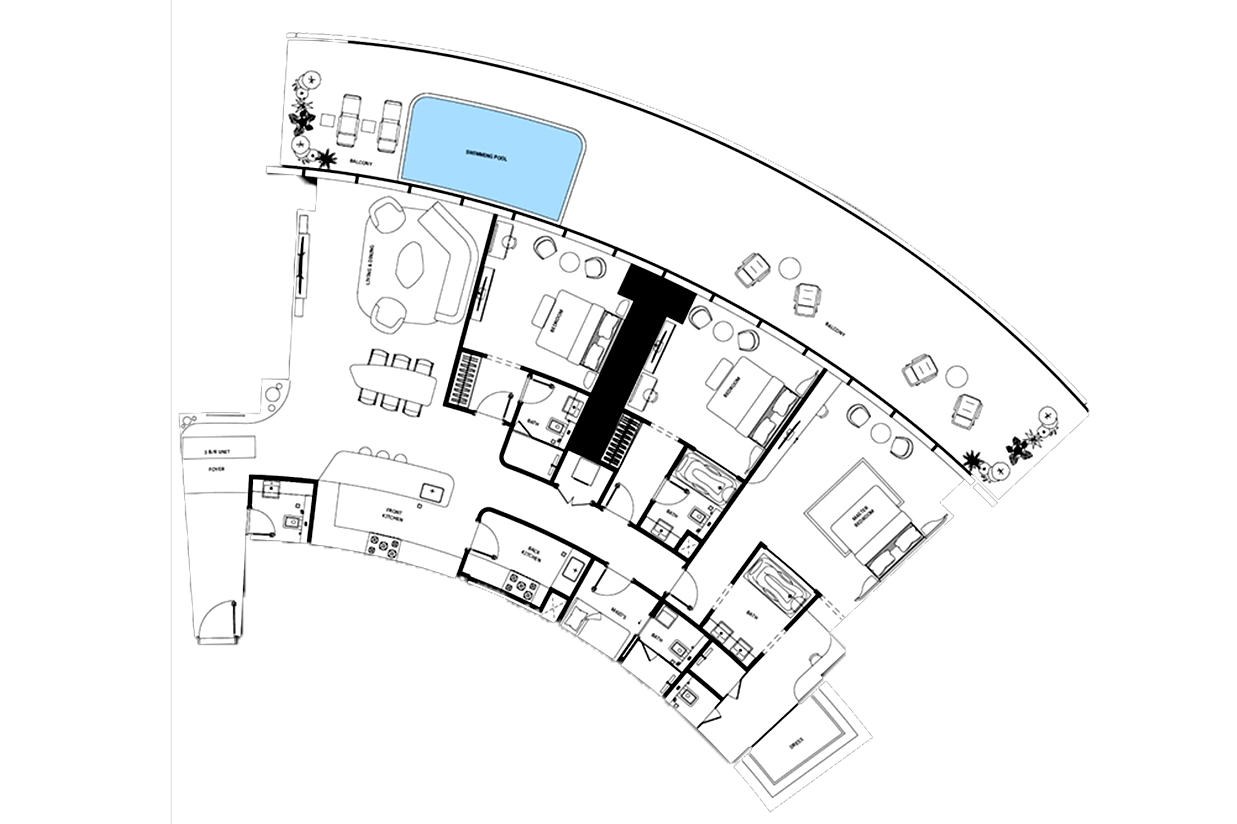 Binghatti Mercedes Benz floor plan 4