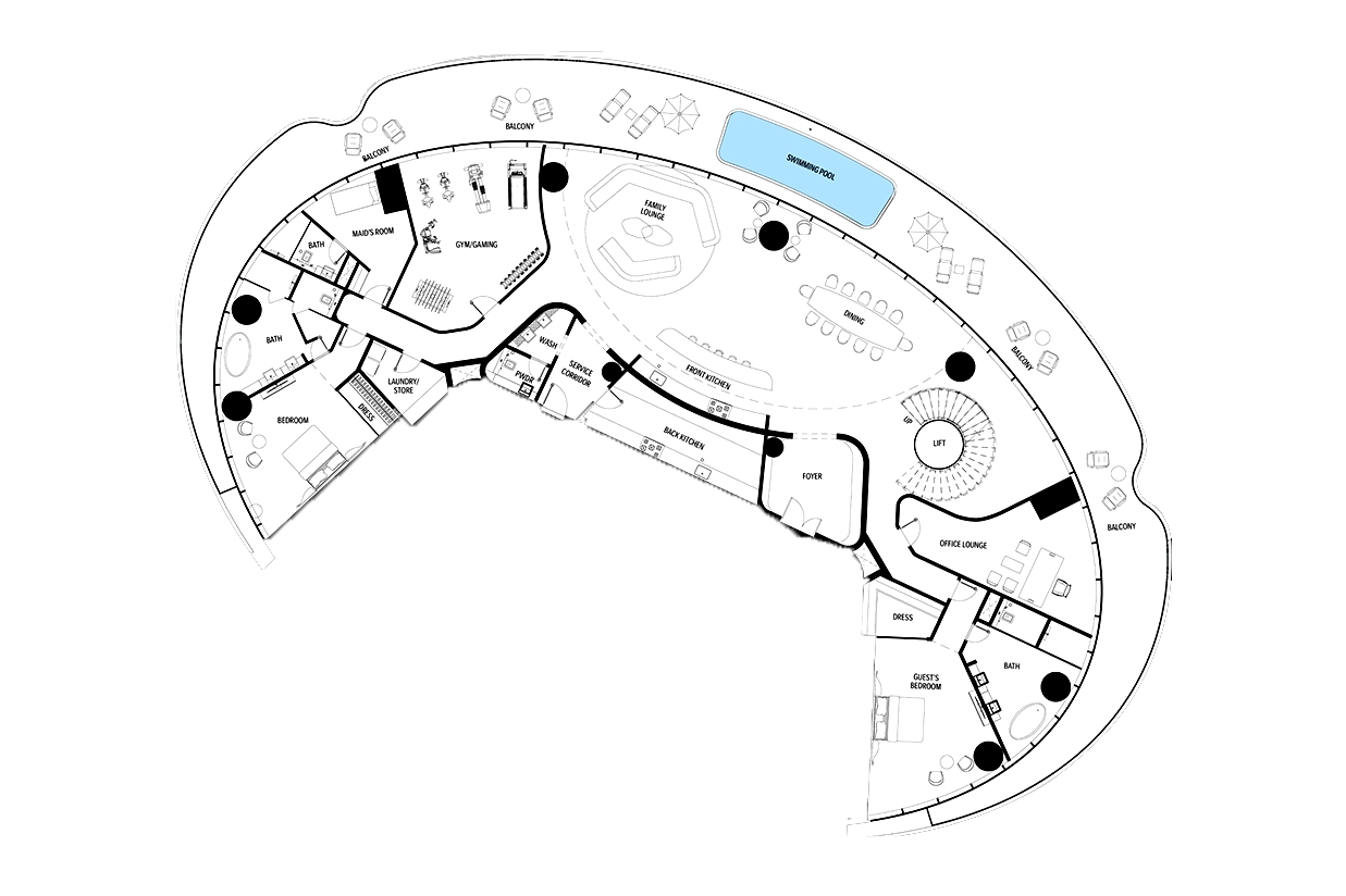 Binghatti Mercedes Benz floor plan 6