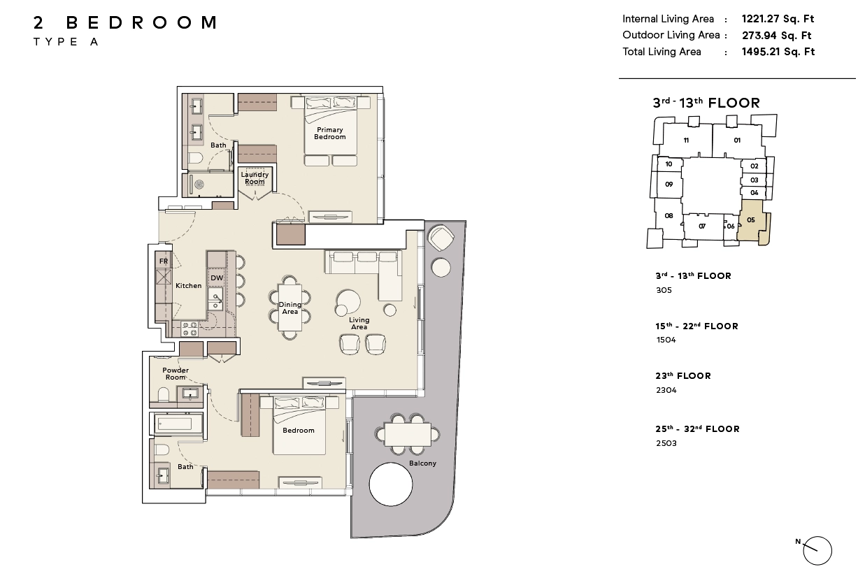 Mercer House South Tower Floor Plan 7