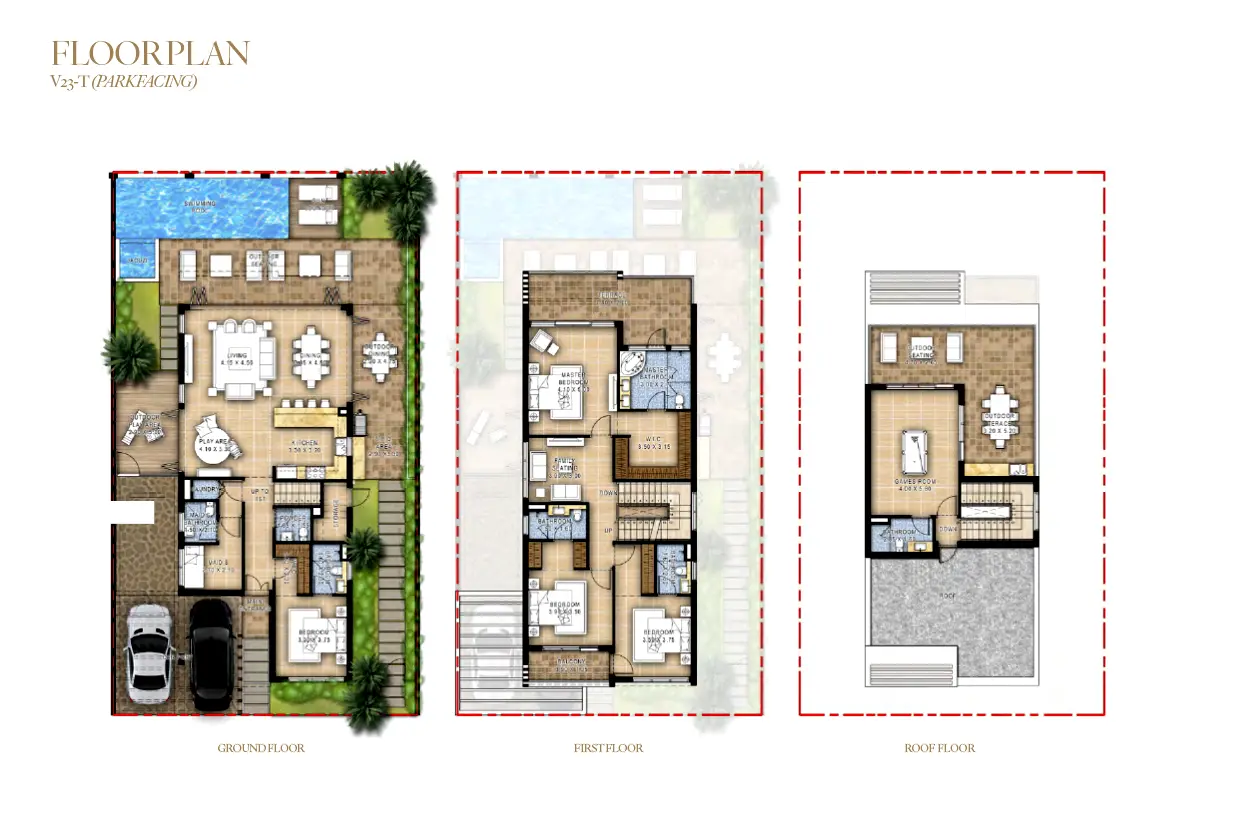Belair Trump Estates Villas Floor Plan 1