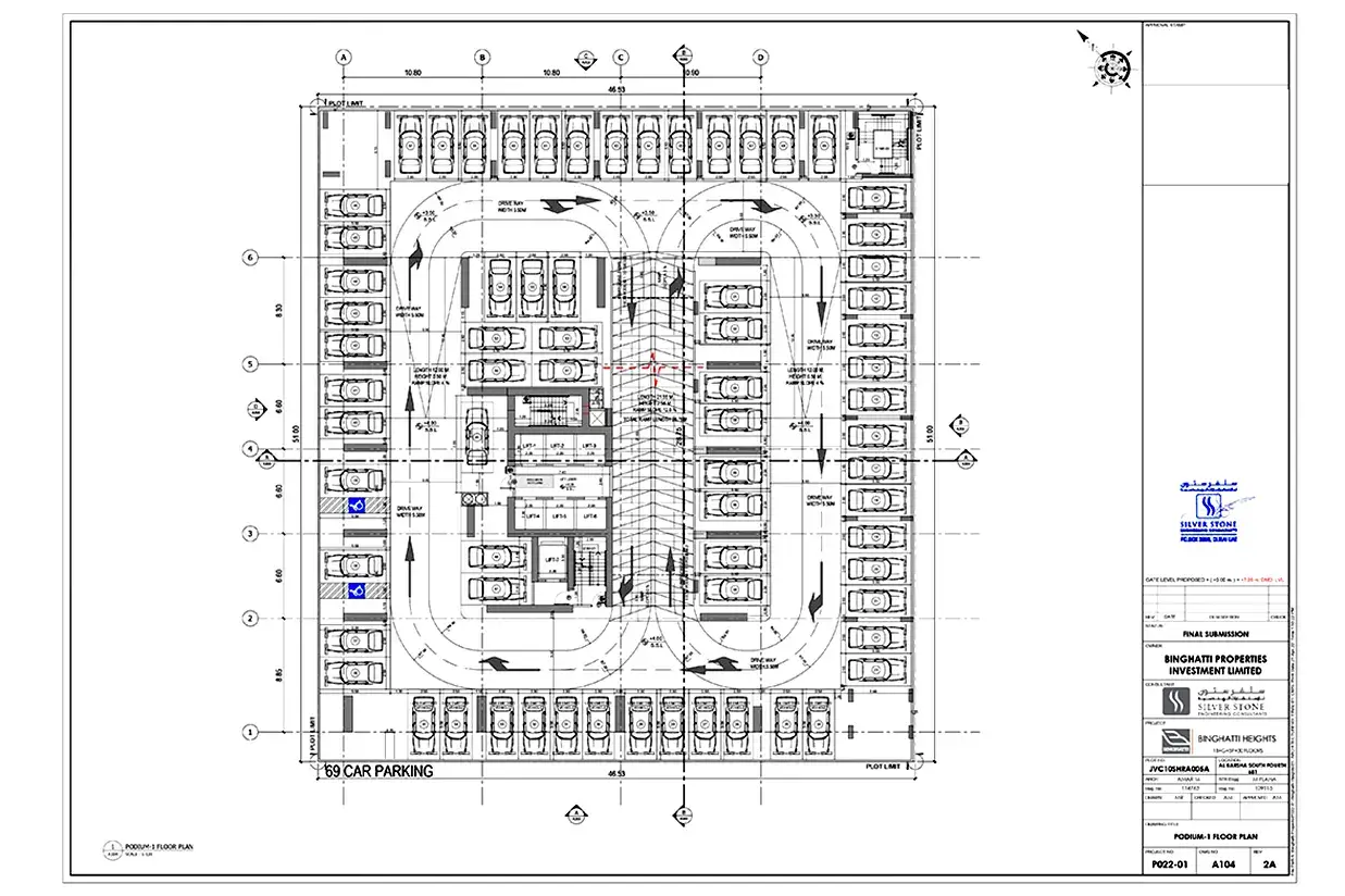 Binghatti Heights Floor Plan 3