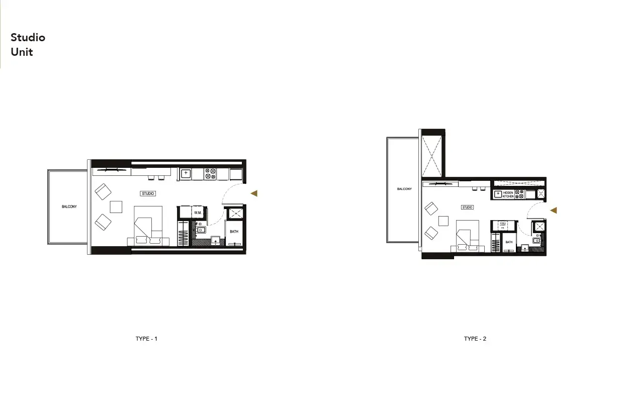 Binghatti Phoenix Floor Plan 1