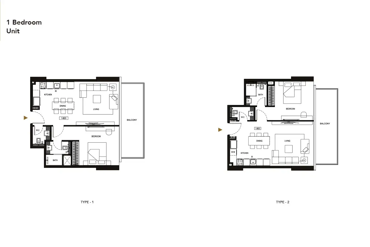 Binghatti Phoenix Floor Plan 2