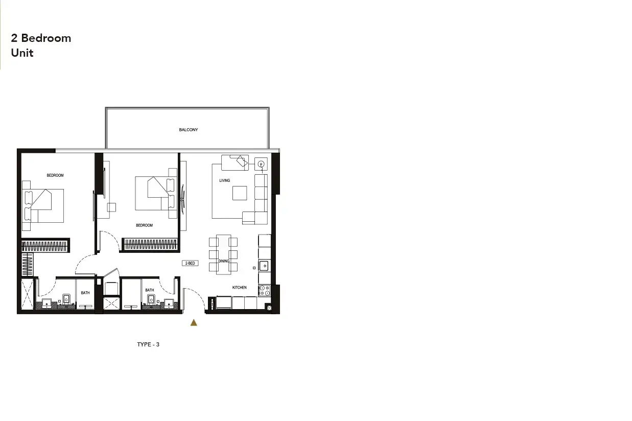 Binghatti Phoenix Floor Plan 6