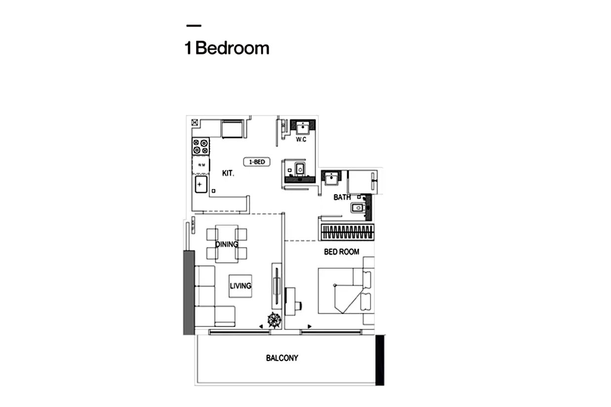 Binghatti Luna Floor Plan 1